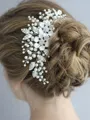 Exquisite Alloy With Pearl Headpieces