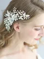 Exquisite Alloy With Pearl Headpieces