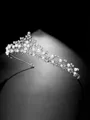 Fascinating Bridal With Pearl Alloy Headpieces