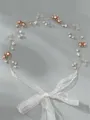 Simple Pearls With Rhinestone Headpieces