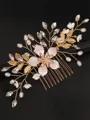 Elegant Pearls With Rhinestone Headpieces