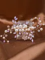 Simple Pearls With Rhinestone Headpieces
