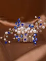 Simple Pearls With Rhinestone Headpieces