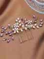 Stunning Pearls With Rhinestone Headpieces