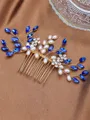 Stunning Pearls With Rhinestone Headpieces