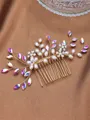 Stunning Pearls With Rhinestone Headpieces