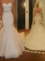 Trumpet/Mermaid Sweetheart Sleeveless Court Train Enchanting Tulle Wedding Dress