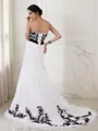 A-line Princess Sweetheart Sleeveless Court Train Tulle Delicate Wedding Dress With Sash