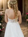 Opulent A-line Sweetheart Long Sleeves Floor-Length Tulle Corset Wedding Dress With Slit