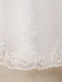 Ball-Gown Princess V-neck Short Sleeves Sweep Train Tulle Fairy-tale Flower Girl Dress