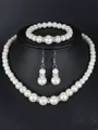 Elegant Alloy With Imitation Pearl Jewelry Set