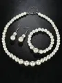 Elegant Alloy With Imitation Pearl Jewelry Set