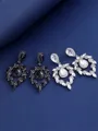 Graceful Alloy With Rhinestone Earrings