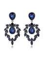 Graceful Alloy With Rhinestone Earrings