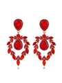 Graceful Alloy With Rhinestone Earrings