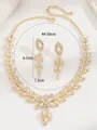 Elegant Alloy With Imitation Pearl Jewelry Set