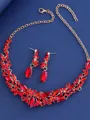 Luxurious Alloy With Rhinestone Jewelry Set
