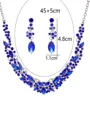 Luxurious Alloy With Rhinestone Jewelry Set