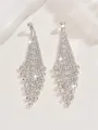 Gorgeous Alloy With Rhinestone Earrings
