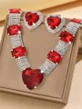 Luxurious Alloy With Rhinestone Jewelry Set