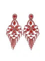Luxurious Alloy With Rhinestone Earrings