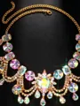Luxurious Alloy With Rhinestone Necklace