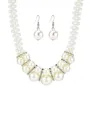 Pretty Alloy With Imitation Pearl Jewelry Set