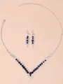 Attractive Alloy With Rhinestone Jewelry Set