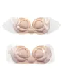 Simple Nylon 3/4 Cup Invisible Inflatable Bra