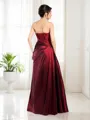 A-line Strapless 1/2 Sleeves Floor-Length Charming Taffeta Mother of the Bride Dress With Applique