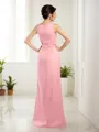 Sheath/Column Square Sleeveless Floor-Length Silk like Satin Gracious Mother of the Bride Dress