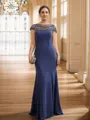 Sheath/Column Bateau Tasteful Short Sleeves Floor-Length Chiffon Mother of the Bride Dresses
