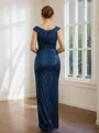 Sheath/Column V-Neck Understated Sleeveless Floor-Length Mother of the Bride Dresses
