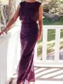 Graceful Sheath Scoop Floor-Length Lace Mother of the Bride Dress