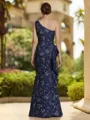 Endearing Sheath One-Shoulder Ruffles Floor-Length Mother Of The Bride Dress