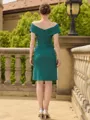 Stunning Sheath Chiffon Ruffles Off-The-Shoulder Short/Mini Mother Of The Bride Dresses