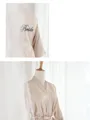 Comfortable Silk like Satin Embroidery Bride Robes