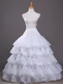 Acrylic Ball Gown 5 Tier Floor-Length Wedding Petticoats