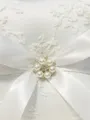 Exquisite Ring Pillow In Cloth With Applique