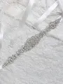 Fashion Satin Sashes With Rhinestones