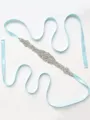 Fashion Satin Sashes With Rhinestones