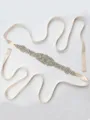 Fashion Satin Sashes With Rhinestones