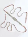 Fashion Satin Sashes With Rhinestones