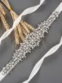 Charming Cloth Sashes With Rhinestones