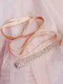 Pretty Satin Sashes With Crystals