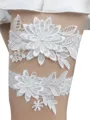 Glamorous Bridal/Feminine Lace With Applique Garters