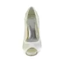 Women's Amazing Satin Stiletto Heel Ivory Wedding Shoes