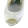 Women's Amazing Satin Stiletto Heel Ivory Wedding Shoes