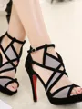 Women's Hollow-out Stiletto Heel Peep Toe Sandals