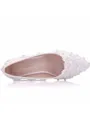 Women's PU Closed Toe With Flower Flat Heel Flat Shoes